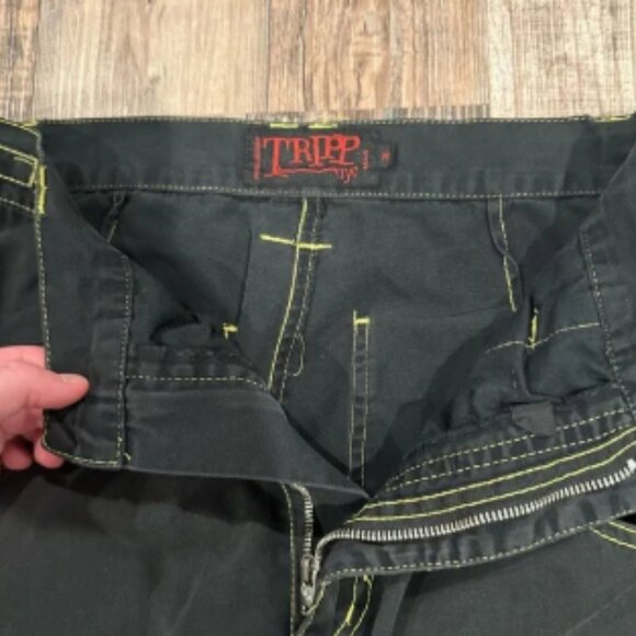 Vintage Tripp NYC 90s Gothic Zipper Pants Size Medium - Picture 5 of 9